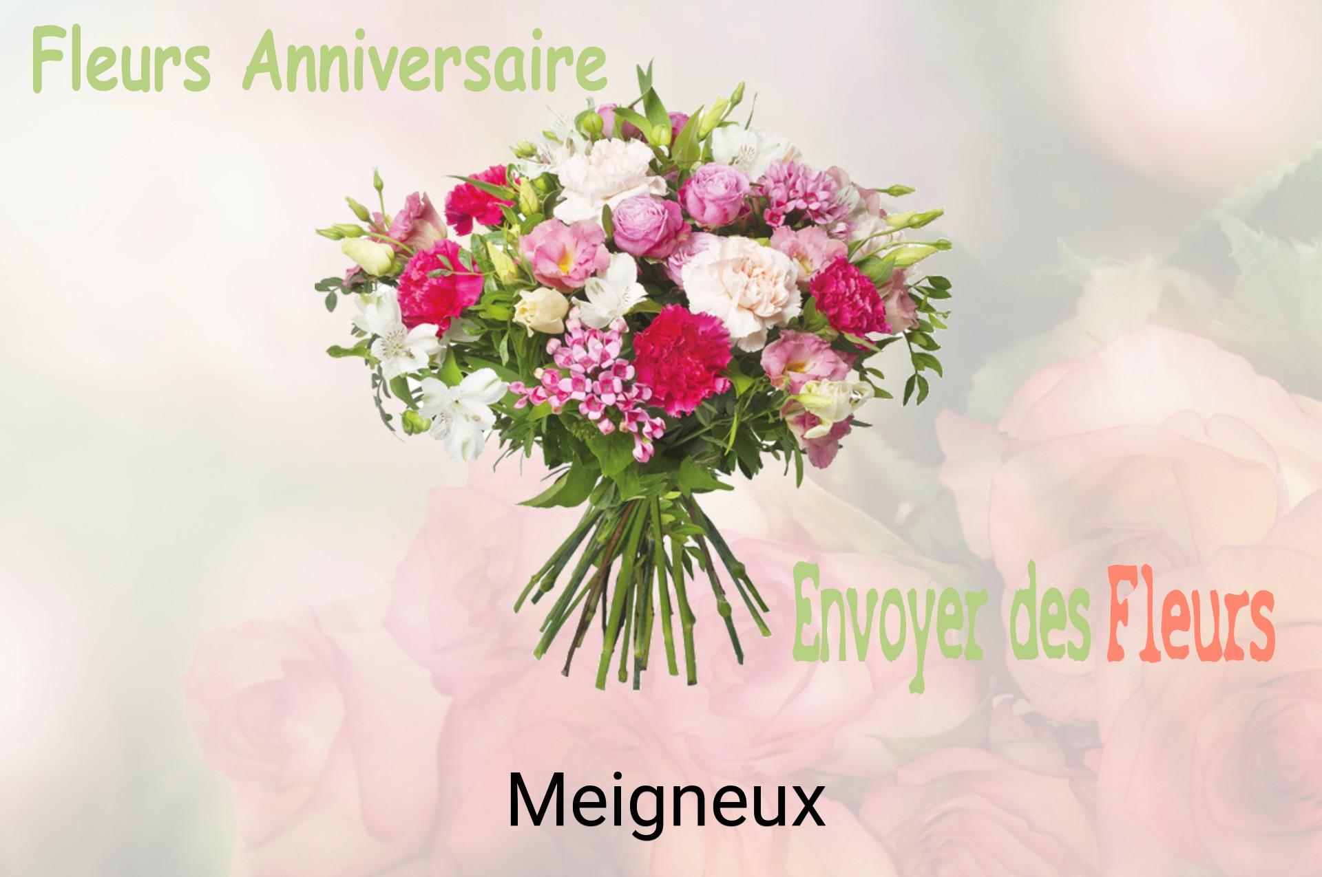 Bouquet de fleurs d’anniversaire livré à Meigneux